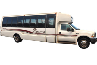 A fourteen passenger mini-bus